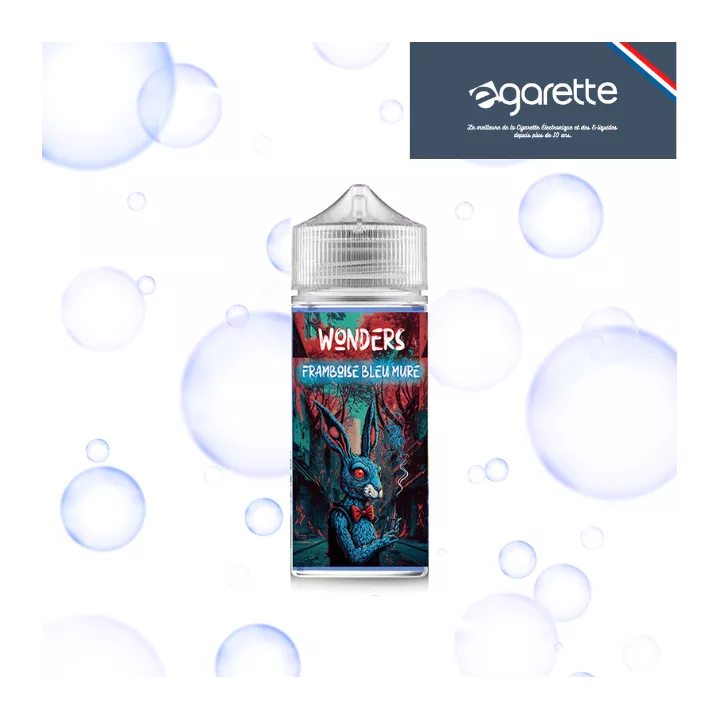 E-liquide Framboise Bleue M&ucirc;re 100 ml Wonders