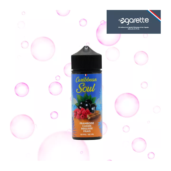 E-liquid Framboise Cassis R&eacute;glisse 100 ml - Carribean Soul
