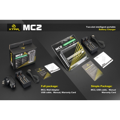 Caricabatterie XTAR MC2 €18,90 1