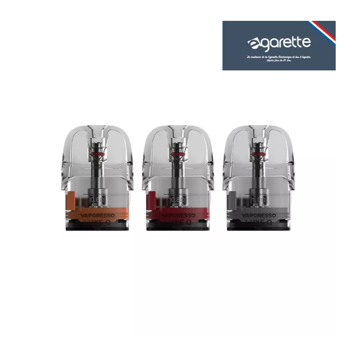 Cartouche Luxe Q 3 ML pour e-cigarette Pod Vaporesso - Pack de 4