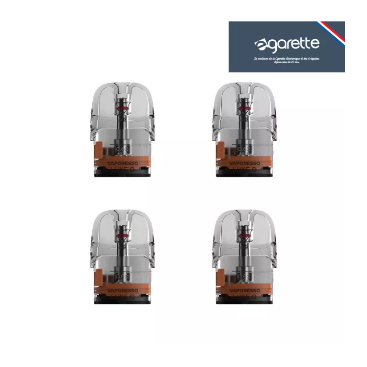 Cartouche Luxe Q 3 ML pour e-cigarette Pod Vaporesso - Pack de 4