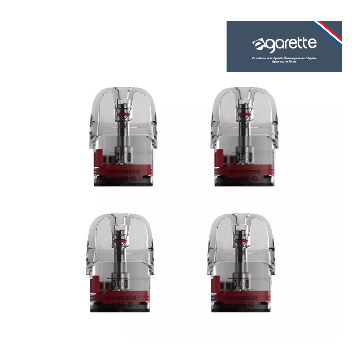 Cartouche Luxe Q 3 ML pour e-cigarette Pod Vaporesso - Pack de 4