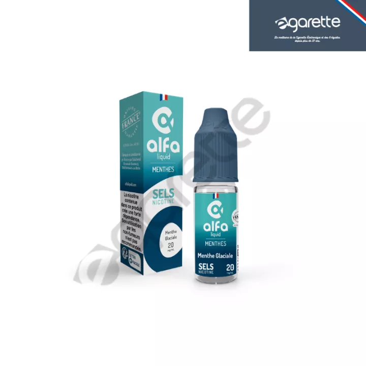 E-liquide au sel de nicotine Menthe Glaciale - Alfaliquid