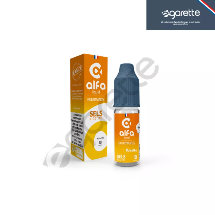 E-liquide au sel de nicotine Noisette - Alfaliquid