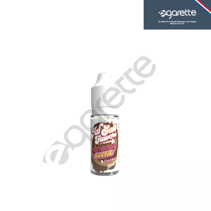 E-Liquid mit Nikotinsalz Ice Cream Cookie Wsalt - Liquideo