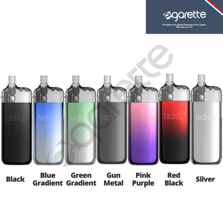 Kit Tech247 1800 mAh - Smoktech, pod avec &eacute;cran