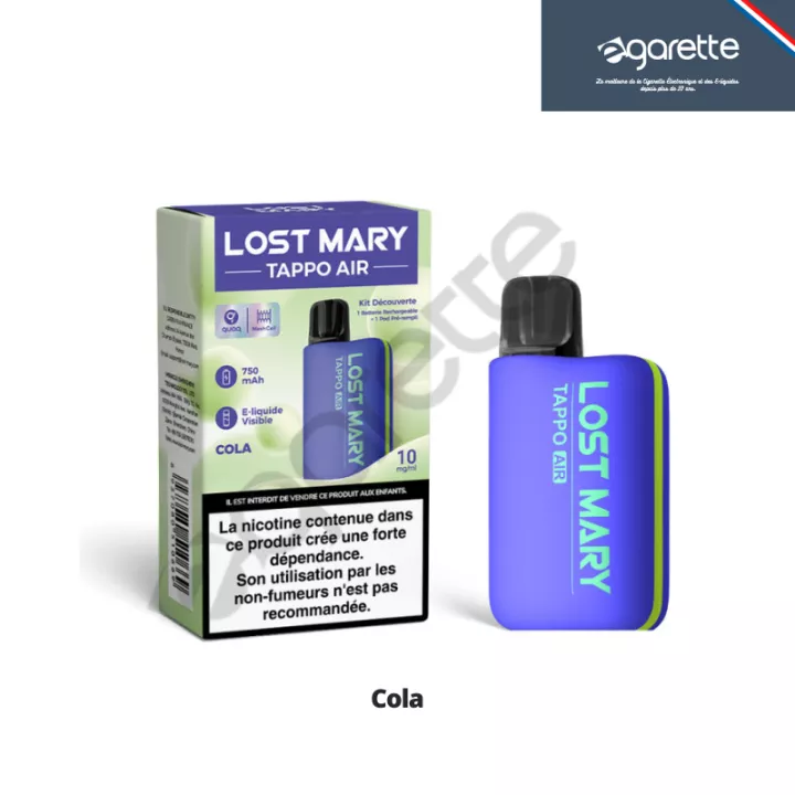 Wiederaufladbarer Puff Tappo Air 10 mg - Lost Mary