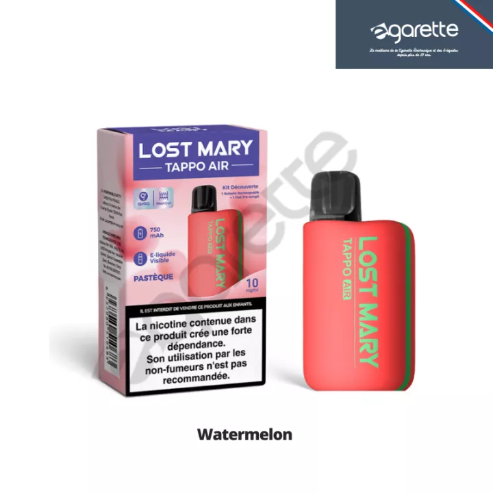 Puff rechargeable Tappo Air 10 mg - Lost Mary