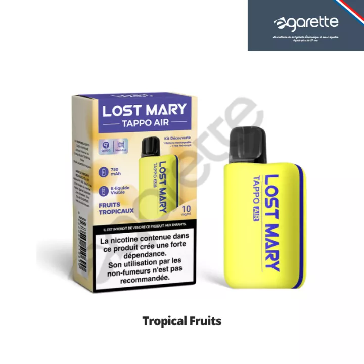 Puff rechargeable Tappo Air 10 mg - Lost Mary