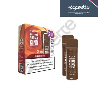 Cartouche Aroma king El Bullet 20 mg par 2 0
