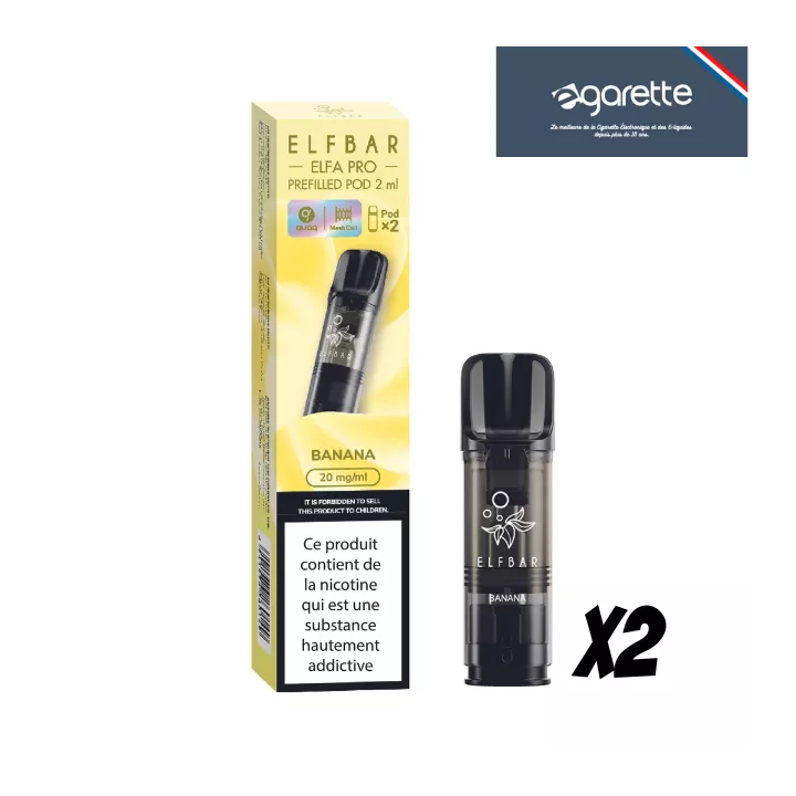 Patrone puff Banane  Elfa Pro Elfbar - 2er Pack