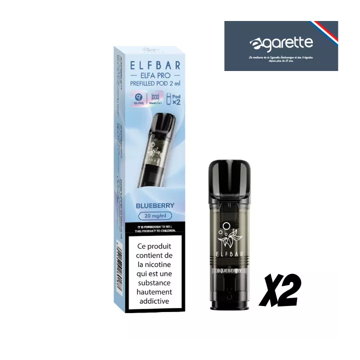 Patrone puff Myrtille Elfa Pro Elfbar - 2er Pack