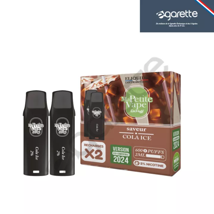 Cartouche puff Cola Ice Re Puff Ma Petite Vape  - Pack de 2