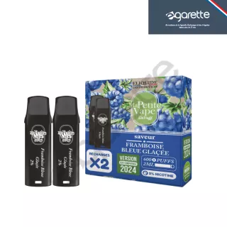 Cartouche Framboise bleue glac&eacute;e Ma petite vape Repuff par 2