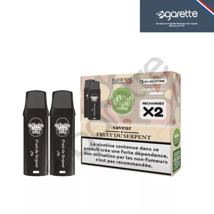 Cartouche puff Fruit du Serpent Re Puff Ma Petite Vape  - Pack de 2