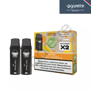 Cartouche Triple Mangue Ma petite vape Repuff par 2