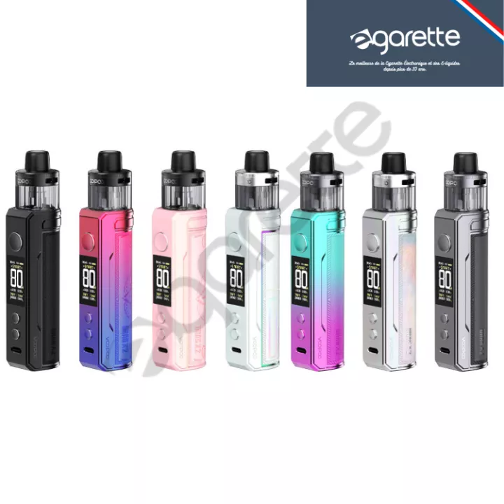 Coffret Drag X2 - Voopoo, pod puissant &agrave; &eacute;cran