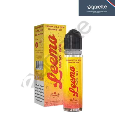 Ananas Pêche Leemo French Liquide 0