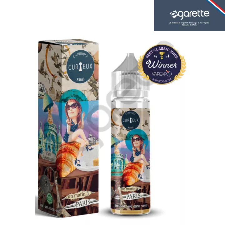 E-liquide Un Matin &agrave; Paris 50 ml Curieux