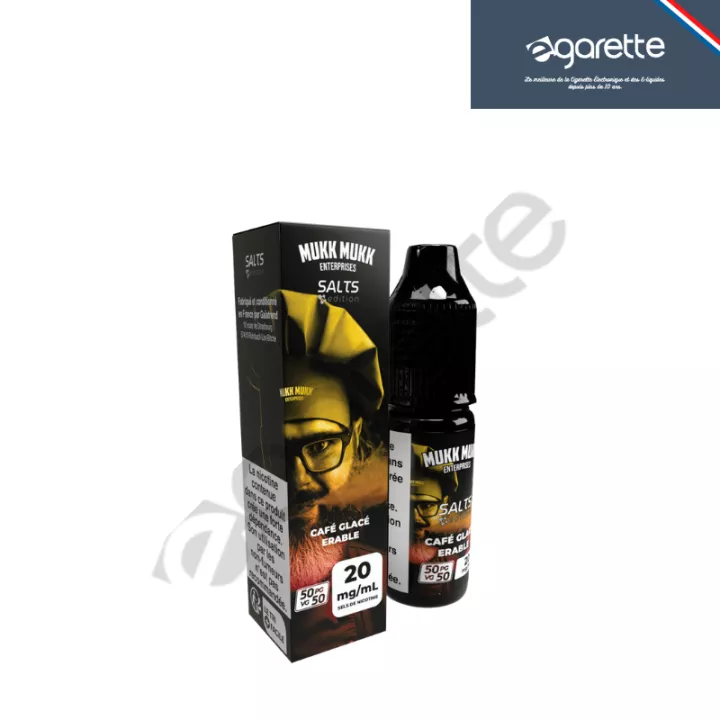 E-Liquid mit Nikotinsalz Caf&eacute; Glac&eacute; &agrave; l&rsquo;Erable Mukk Mukk - Alfaliquid