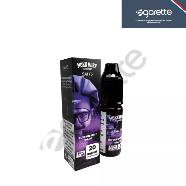 E-Liquid mit Nikotinsalz Boysenberry Fraise Mukk Mukk - Alfaliquid