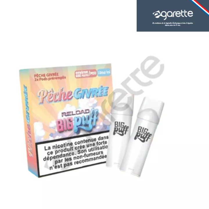 Cartouche puff P&ecirc;che Givr&eacute;e Big Puff Reload - Pack de 2