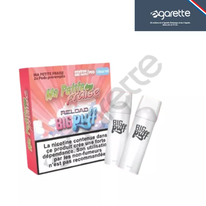 Cartouche puff Ma Petite Fraise Big Puff Reload - Pack de 2