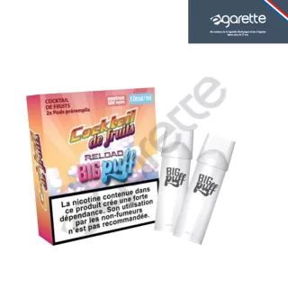 Cartouche Cocktail De Fruits Big puff Reload Par 2