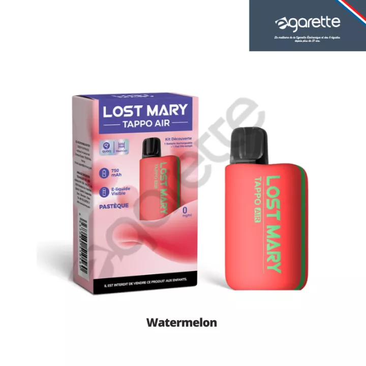 Puff rechargeable Tappo Air 0 mg - Lost Mary