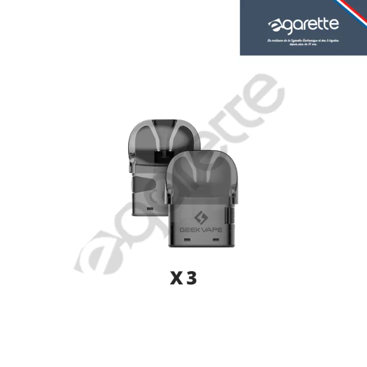 Cartouche Pod U pour e-cigarette Pod Geek Vape - Pack de 3