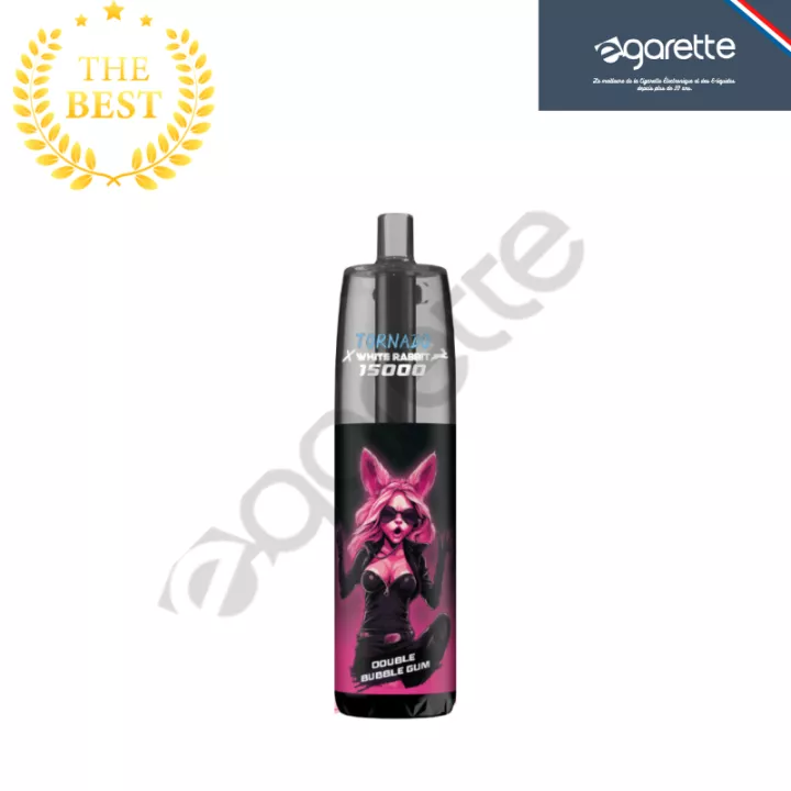Coffret Tornado 15000 bouff&eacute;es Double Bubble-gum - Puff rechargeable
