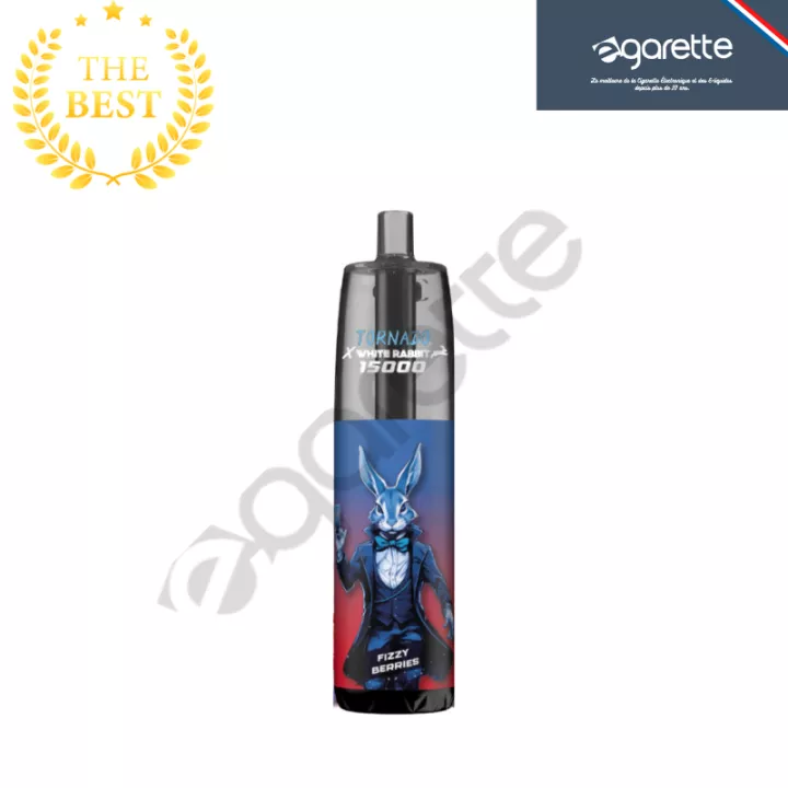 Coffret Tornado 15000 bouff&eacute;es baies rouges et bleues - Puff rechargeable