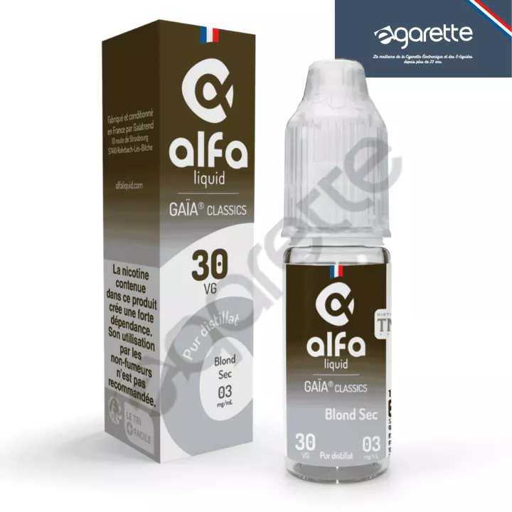 E-Liquid Trockenes Blond 10 ml - Alfaliquid 