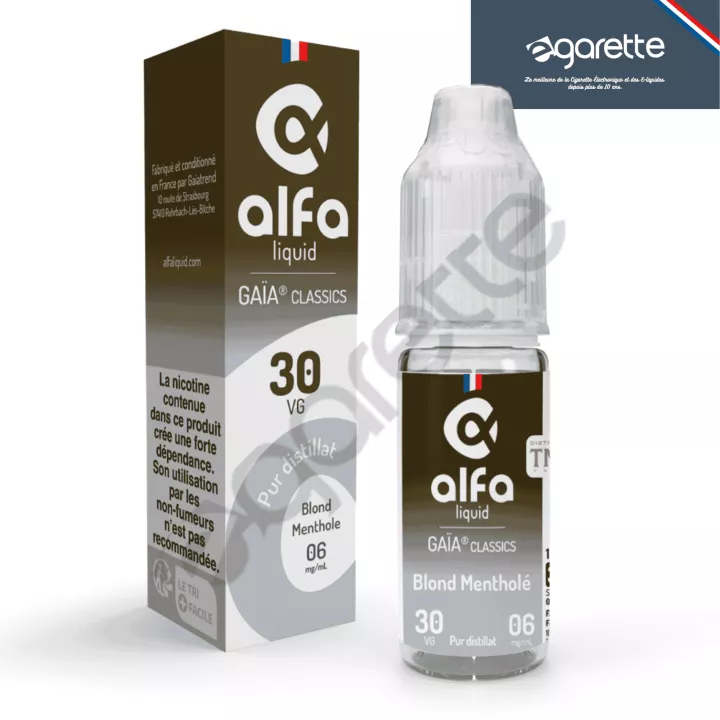 E-liquide saveur Classic Blond et Menthe 10 ml - Alfaliquid