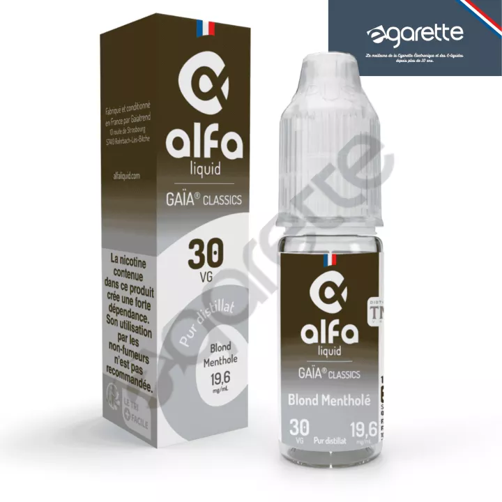 E-liquide saveur Classic Blond et Menthe 10 ml - Alfaliquid