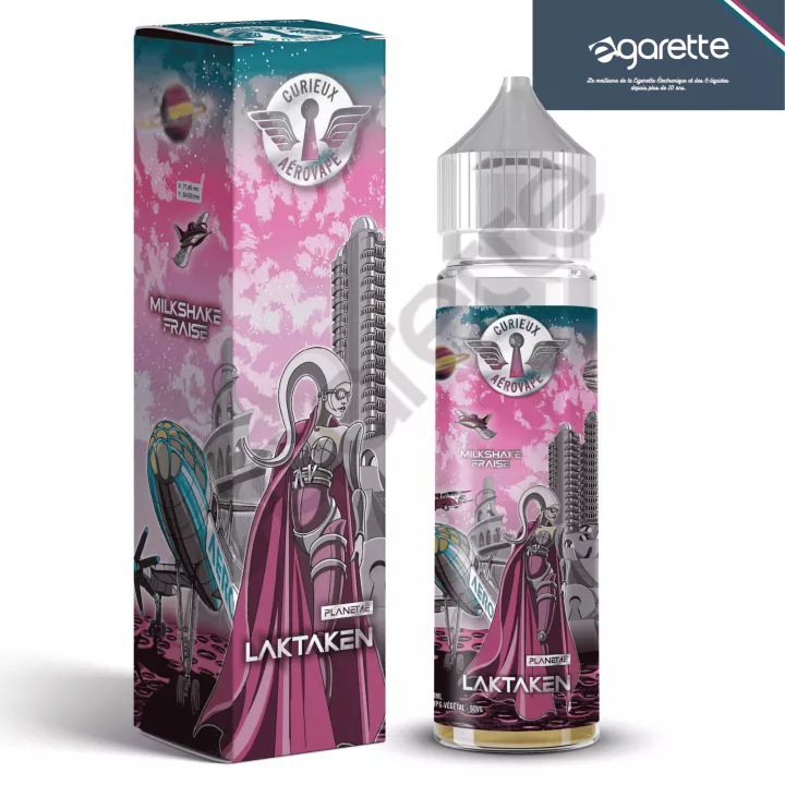 E-liquide Laktaken A&eacute;rovape 50ml sans nicotine| Curieux