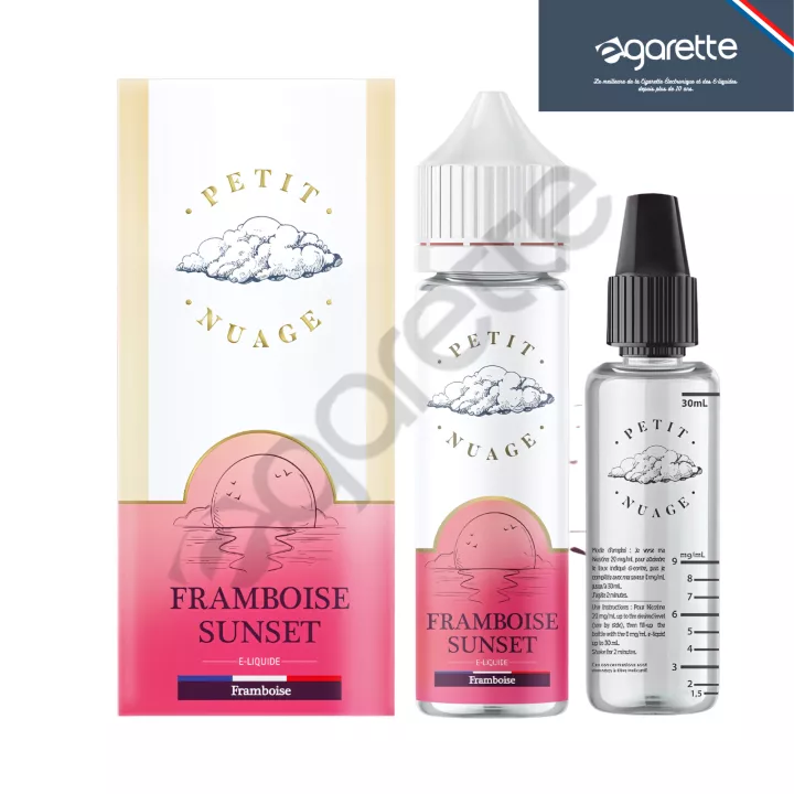 E-Liquid Himbeere Sunset 60 ml ohne Nikotin | Petit Nuage