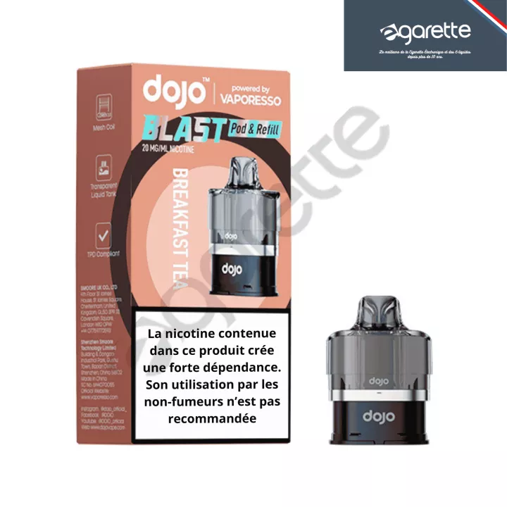 Patrone Breakfast Tea Dojop Blast 6000 20 mg - Vaporesso