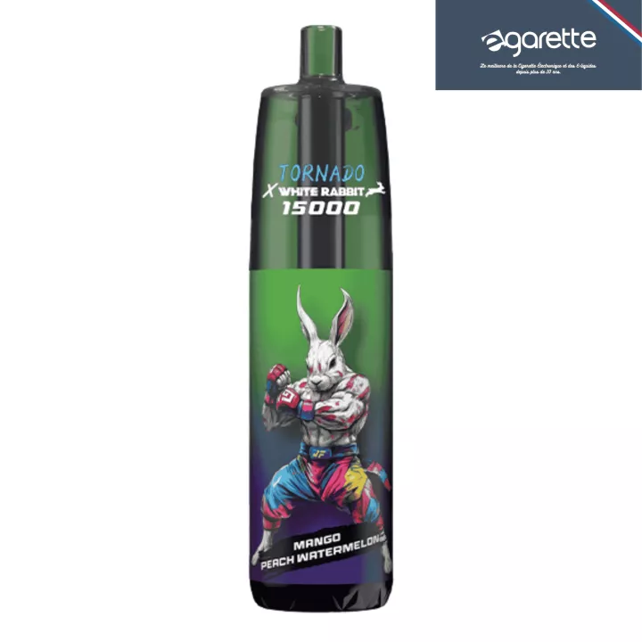 Puff rechargeable Mango Peach Watermelon Tornado 15000 - RandM & White rabbit