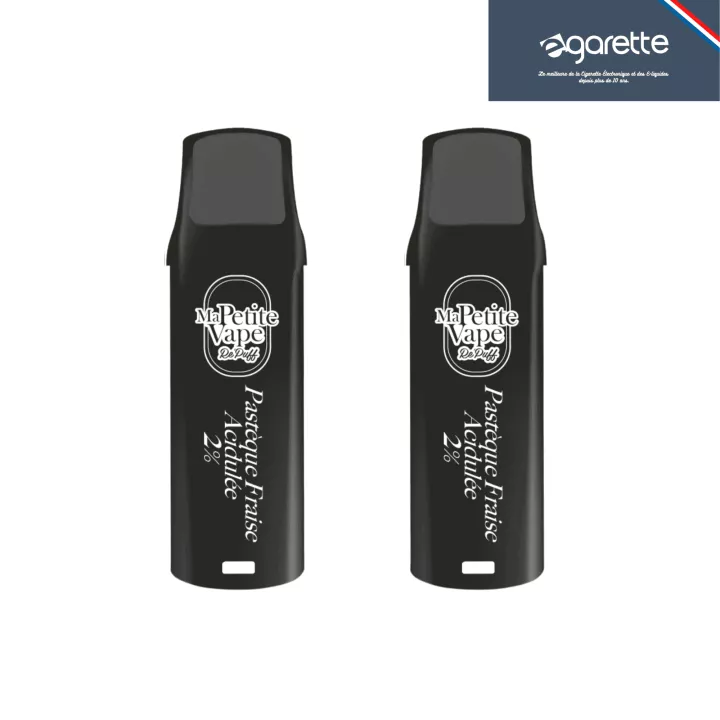 Cartouche Puff Repuff Past&egrave;que Fraise Acidul&eacute;e Par 2 - Ma Petite Vape