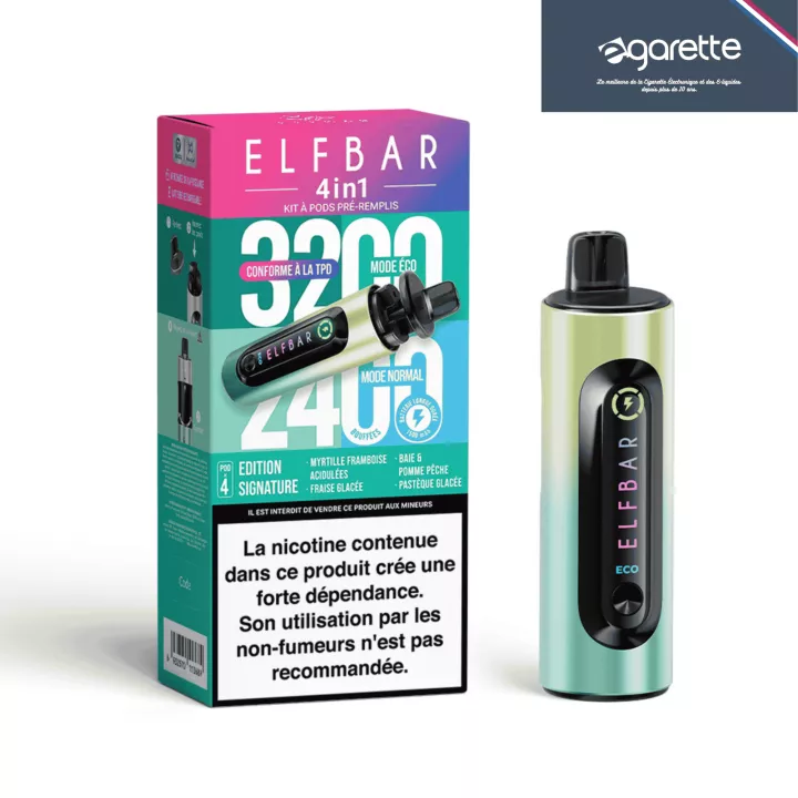 Wiederaufladbare Puff-Kartusche Signature 4-in-1 &ndash; Elf Bar