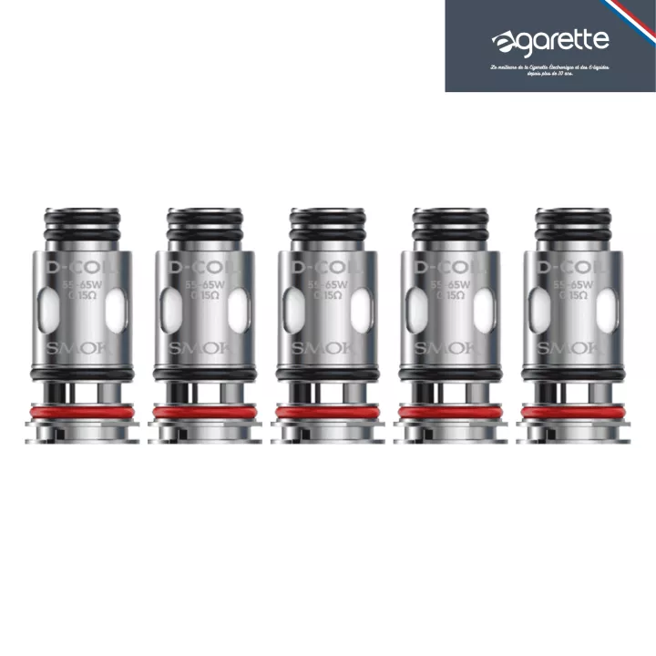 R&eacute;sistances D-Coil x5 - durabilit&eacute; accrue - Smoktech