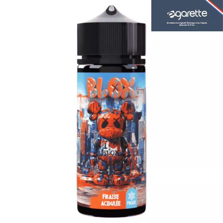 E-liquide Fraise Acidul&eacute;e 100 ml PG/VG 50/50 - Blox