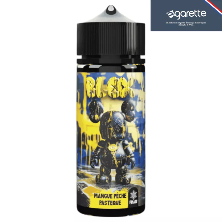E-liquide Fraise Mangue P&ecirc;che Past&egrave;que 100 ml PG/VG 50/50 - Blox