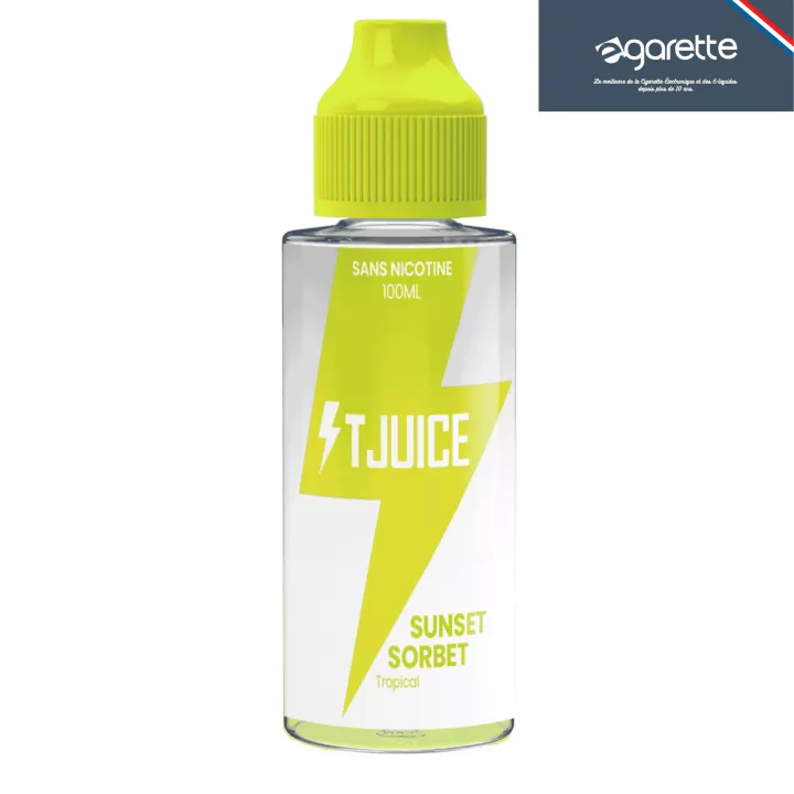 E-liquide Sunset Sorbet 100ml T-Juice - Saveur Agrumes et Sorbet