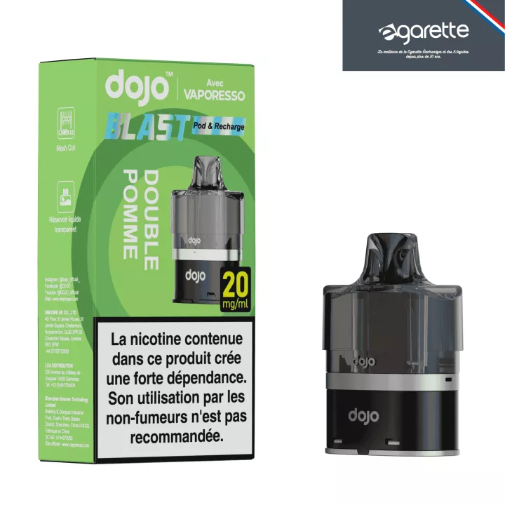 Patrone Double Apple 20 mg Dojo Blast 6000 - Vaporesso