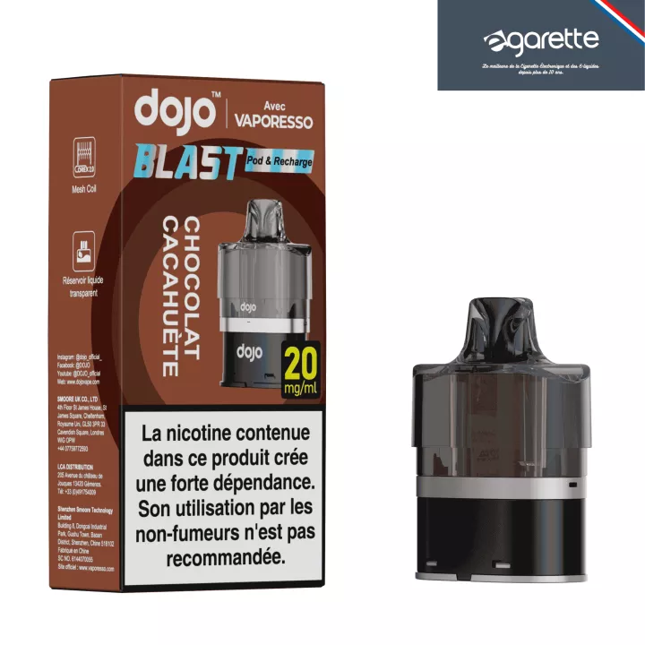 Patrone Peanut Chocolate 20 mg Dojo Blast 6000 - Vaporesso