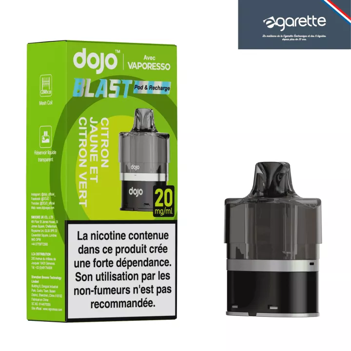 Patrone Lemon Lime 20 mg Dojo Blast 6000 - Vaporesso