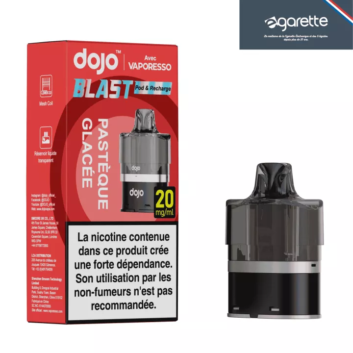 Patrone Watermelon Ice 20 mg Dojo Blast 6000 - Vaporesso