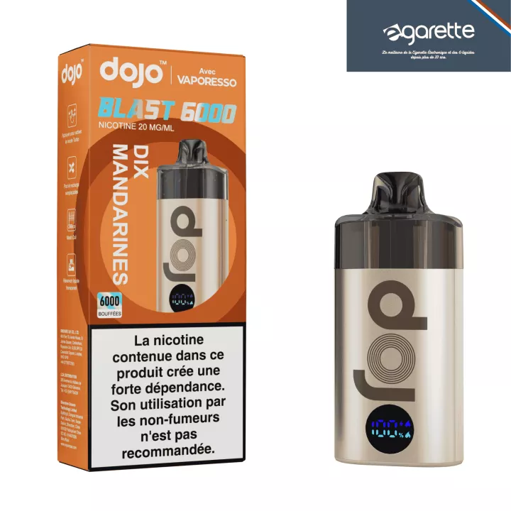 Puff Ten Tangerines Dojop Blast 6000 20 mg - Vaporesso